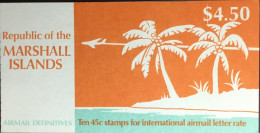 Delcampe - Marshall Islands 1989 $4.50 Aircraft Booklet MNH - Marshall