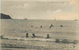 Delcampe - Carte Postale Ancienne - 22 - Saint Cast - Le Bain - Animée - Scènes De Plage - CPA - Voir Scans Recto-Verso - Poscard - - Saint-Cast-le-Guildo