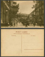 Delcampe - Hong Kong Hotel, Victory & Peace Celebration Decoration, Flags 1919 Old Postcard - China (Hongkong)