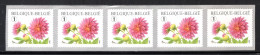 Delcampe - R112 MNH 2007 - Bloemen Dahlia 5 Stuks - 2 - Rouleaux