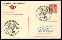 Delcampe - Briefkaart 7-7-1979 - Volksdansfestival Schoten - Storia Postale