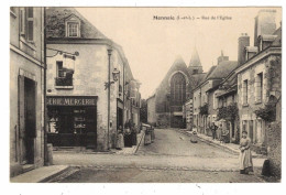 Delcampe - 37   MONNAIE  RUE  DE L'EGLISE   MERCERIE   2  SCANS - Monnaie
