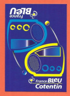 Delcampe - CPM.  Radio France Bleu Cotentin.   Postcard. - Publicité