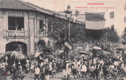 Delcampe - CAMBODGE  PHNOM-PENH   Fètes Du Couronnement - Cambodia