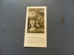 Delcampe - I-6296 , IMAGE PIEUSE, Souvenir De Communion Solennelle, Antoinette SERAPHIN, Eglise De Cazouls Les Béziers, 1934 - Santini