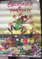 Delcampe - Affiche BD   BROCANTE TEMPLOUX  2007 - Posters