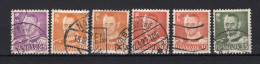 Delcampe - DENEMARKEN Yt. 320A/322° Gestempeld 1948-1953 - Oblitérés