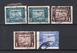 Delcampe - ROEMENIE Yt. PA11/13° Gestempeld Luchtpost 1931 - Gebraucht