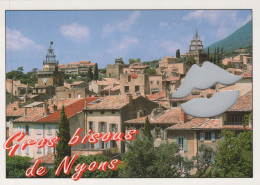 Delcampe - France Nyons Village Architecture Paysage Gros Bisous Unposted #PBE221 - Nyons