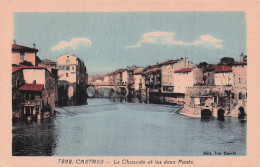 Delcampe - 81 CASTRES LA CHAUSSEE ET LES DEUX PONTS - Castres
