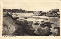 Delcampe - CPA Tregastel Les Roches De La Plage - Trégastel