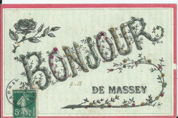 Delcampe - MASSAY- UN BONJOUR - Massay