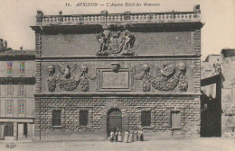 Delcampe - Z++16-(84) AVIGNON - L' ANCIEN HOTEL DES MONNAIES  ( CONSERVATOIRE DE MUSIQUE ) - ANIMATION - 2 SCANS - Avignon