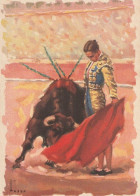 Delcampe - Z++14- PASE NATURAL - CORRIDA - ILLUSTRATION LUSER - 2 SCANS - Stierkampf