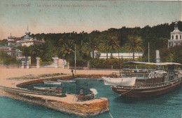 Delcampe - Z++15-(83) MANTEAU - LE PORT ET LE CHATEAU MICHEL PACHA - CARTE COLORISEE  -  2 SCANS - Tamaris