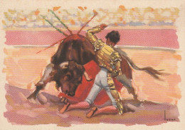 Delcampe - Z++14- MOLINETE DE RODILLAS - CORRIDA - ILLUSTRATION LUSER - 2 SCANS - Stierkampf