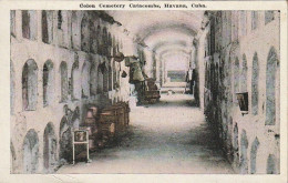 Delcampe - Z++12- (CUBA) COLON CEMETERY CATACOMBS , HAVANA , CUBA - 2 SCANS - Kuba