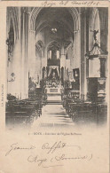 Delcampe - Z++9-(80) ROYE - INTERIEUR DE L' EGLISE ST PIERRE - 2 SCANS - Roye