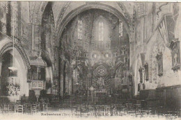 Delcampe - Z++10-(81) RABASTENS - INTERIEUR DE L' EGLISE N. D DU BOURG - 2 SCANS - Rabastens