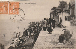 Delcampe - Z++9-(80) AULT - LA DIGUE PROMENADE - ANIMATION - 2 SCANS - Ault