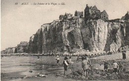 Delcampe - Z++9-(80) AULT - LA FALAISE ET LA PLAGE - ANIMATION - JEUX D' ENFANTS - 2 SCANS - Ault