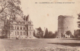 Delcampe - Z++5-(76) LILLEBONNE - LE CHATEAU ET LA GROSSE TOUR - 2 SCANS - Lillebonne