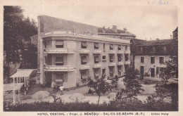 Delcampe - Z+nw-(64) SALIES DE BEARN - HOTEL CENTRAL  PROP. J. BENEGUI - Salies De Bearn