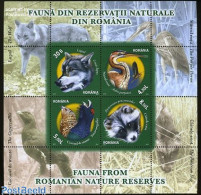 Delcampe - Romania 2011 Fauna From Nature Reserves 4v M/s, Mint NH, Nature - Animals (others & Mixed) - Birds - Nuovi