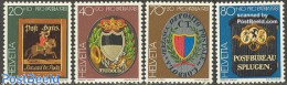 Delcampe - Switzerland 1981 Pro Patria 4v, Mint NH, History - Nature - Coat Of Arms - Horses - Ungebraucht