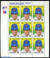 Delcampe - Saint Vincent 1989 Nolan Ryan M/s, Mint NH, Sport - Baseball - Baseball