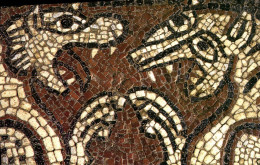 Delcampe - CPM Monastere De Ganagobie Prieure Fonde Avant 939 Eglise Du XIIeme Mosaique Du XIIeme Detail Lions - Kirchen U. Kathedralen