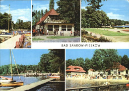 Delcampe - Bad Saarow-Pieskow Bootsanlegestelle HOG Pechhuette Erich Weinert Platz Strandba - Bad Saarow