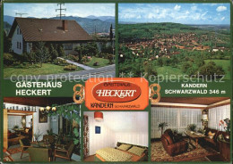 Delcampe - Kandern Baden BW Gaestehaus Heckert Gaststube Zimmer Totalansicht - Kandern