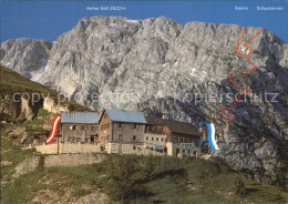 Delcampe - Rossfeldhuette Mit Hoher Goell Kamin Schusterrute - Berchtesgaden