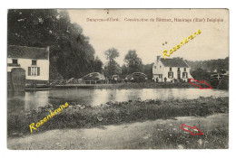 Delcampe - Hautrage - Construction De Bateaux - Entreprise Dangreau-Allard Saint-Ghislain Hainaut CPA RARE (Pli) - Saint-Ghislain