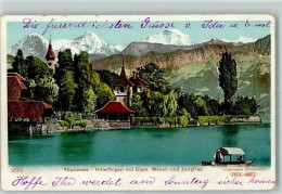 Delcampe - 3652 Hilterfingen 1905 - Thunersee Mit Eiger Mönch Jungfrau - 10395800 - Hilterfingen