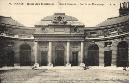 Delcampe - CPA Monnaies Paris Hotel Des Monnaies Cour D'honneur Entree Du Monnayage - Münzen (Abb.)