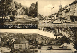 Delcampe - Werdau Sachsen Stadtpark Marktplatz Diesterweg Oberschule Sportschule Kurt Schlo - Werdau