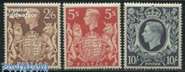 Delcampe - Great Britain 1939 Definitives 3v, Unused (hinged) - Ongebruikt