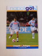 Delcampe - Br Rivista Napoli Gol, Partita Napoli-bologna,programma Ufficiale  2010 - Non Classés
