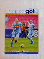 Delcampe - Br Rivista Napoli Gol, Partita Napoli-lecce,programma Ufficiale  2010 - Non Classés