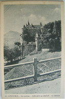 Delcampe - CPA Sépia Vert Années 1920  URIAGE-LES-BAINS Le Château - Grenoble - Uriage