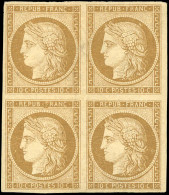 Delcampe - * 1 - 10c. Bistre-jaune. Bloc De 4. SUP. - 1849-1850 Ceres