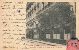 Delcampe - CPA Paris-Restaurant Du Boeuf à La Mode-Timbre     L4732 - Paris (01)
