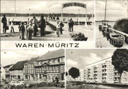 Delcampe - Waren Mueritz Kietz Bruecke Marktplatz Neubauten - Waren (Müritz)