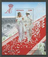 Delcampe - MONACO 2011 Bloc N° 101 ** ( 2805 ) Neuf MNH Superbe Monacophil Exposition Couple Princier Tenue De Mariés - Blocks & Kleinbögen