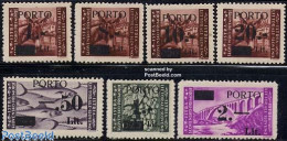 Delcampe - Slovenia 1945 Postage Due 7v, Unused (hinged), Nature - Fish - Fische