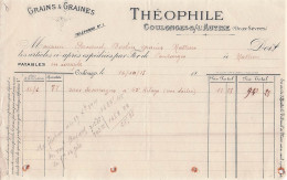 Delcampe - 79 COULONGES Grainier THEOPHILE 1918 Sarrasin Graines - 1900 – 1949