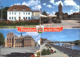 Delcampe - Frankfurt Oder Kleisthaus Marienkirche Uferpromenade Bruecke Rathaus - Frankfurt A. D. Oder