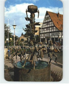 Delcampe - Lemgo Lippe NRW Kanzler Brunnen Am Ostertor - Lemgo